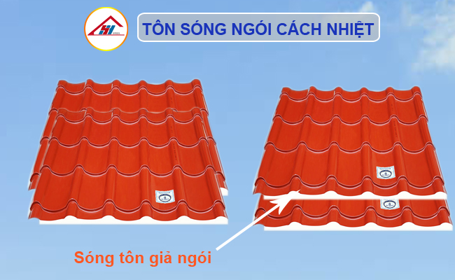 Tôn sóng ngói cách nhiệt