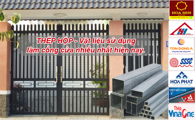 Nên chọn thép hộp làm cổng nhà như thế nào?